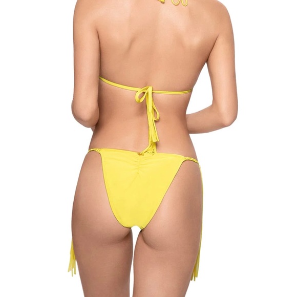 PilyQ Sunshine Bikini Set. D Top / Small Bottom. New Without Tags. - Picture 3 of 7
